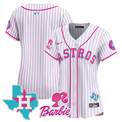 Camisa MLB Women’s Barbie Patch Vapor Premier Limited Jersey