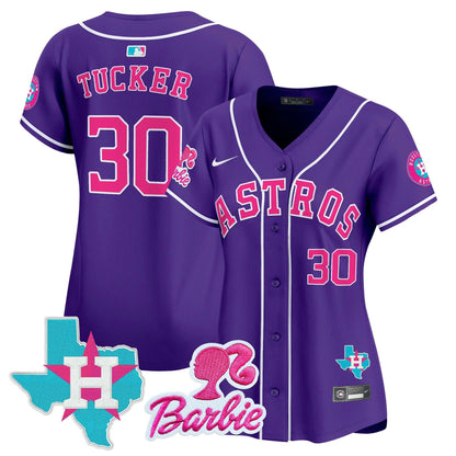 Camisa MLB Women’s Barbie Patch Vapor Premier Limited Jersey