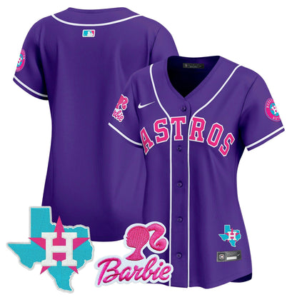 Camisa MLB Women’s Barbie Patch Vapor Premier Limited Jersey