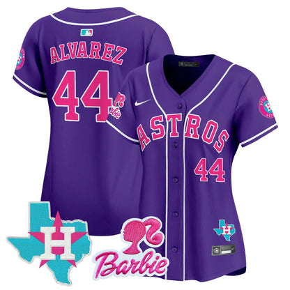 Camisa MLB Women’s Barbie Patch Vapor Premier Limited Jersey