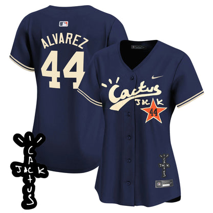 Camisa MLB Women’s Cactus Jack Patch Vapor Premier Limited Jersey V2