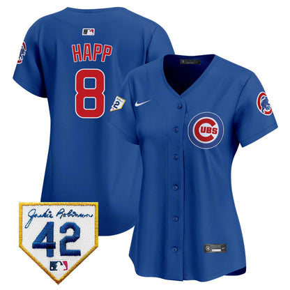 Camisa MLB Women’s Chicago Jackie Robinson Patch Vapor Premier Limited Jersey