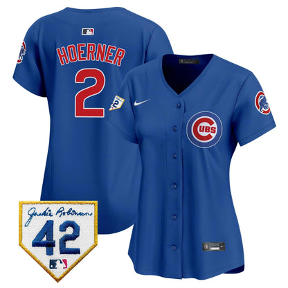 Camisa MLB Women’s Chicago Jackie Robinson Patch Vapor Premier Limited Jersey