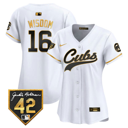 Camisa MLB Women’s Chicago Jackie Robinson Patch Vapor Premier Limited Jersey