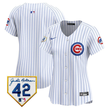 Camisa MLB Women’s Chicago Jackie Robinson Patch Vapor Premier Limited Jersey