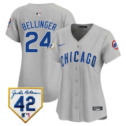 Camisa MLB Women’s Chicago Jackie Robinson Patch Vapor Premier Limited Jersey