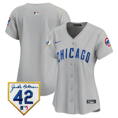Camisa MLB Women’s Chicago Jackie Robinson Patch Vapor Premier Limited Jersey