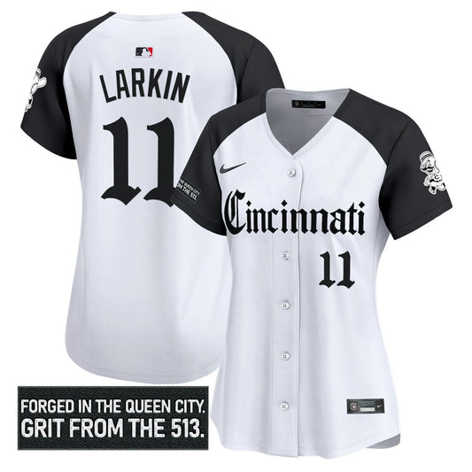 Camisa MLB Women’s Cincinnati ‘Gothic Queen City Edition’ Vapor Premier Limited Jersey