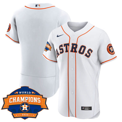 Camisa MLB Women’s Houston 2022 World Series Champions Patch Limited Jersey
