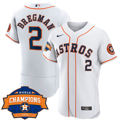 Camisa MLB Women’s Houston 2022 World Series Champions Patch Limited Jersey