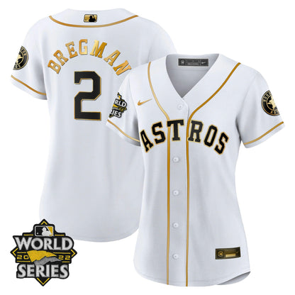Camisa MLB Women’s Houston 2022 World Series Player Jersey
