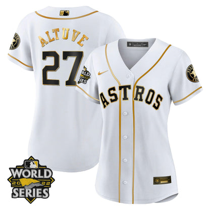 Camisa MLB Women’s Houston 2022 World Series Player Jersey