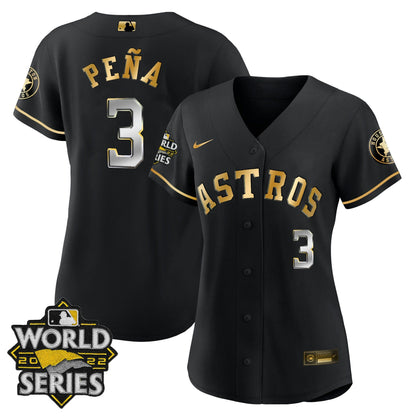 Camisa MLB Women’s Houston 2022 World Series Player Jersey