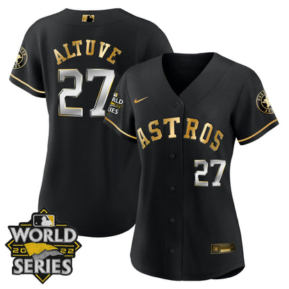 Camisa MLB Women’s Houston 2022 World Series Player Jersey