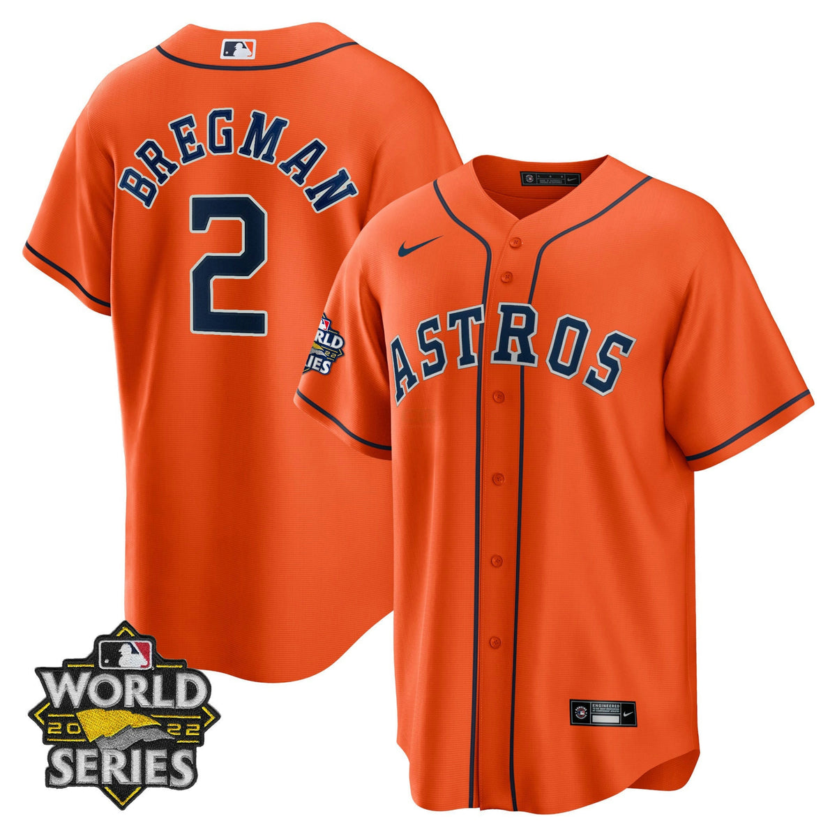 Camisa MLB Women’s Houston Alternativa 2022 World Series Player Jersey