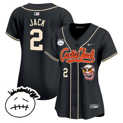 Camisa MLB Women’s Houston Cactus Jack Patch Vapor Premier Limited Jersey V3 – Stitched