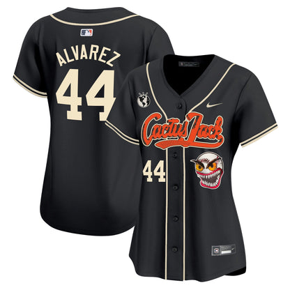 Camisa MLB Women’s Houston Cactus Jack Vapor Premier Limited Jersey – Stitched