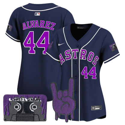 Camisa MLB Women’s Houston DJ Screw Patch Vapor Premier Limited Jersey