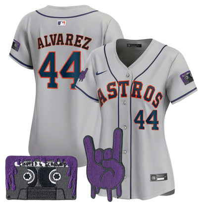 Camisa MLB Women’s Houston DJ Screw Patch Vapor Premier Limited Jersey
