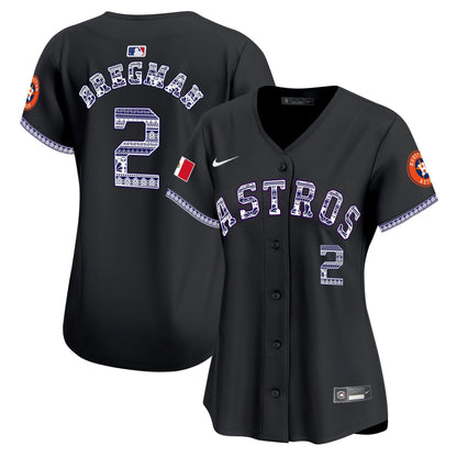 Camisa MLB Women’s Houston Mexico Vapor Premier Limited Jersey V2