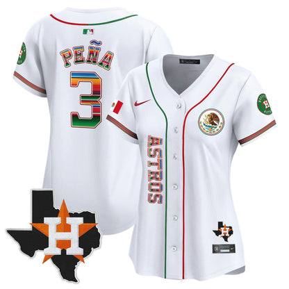 Camisa MLB Women’s Houston Mexico Vapor Premier Limited Jersey V4