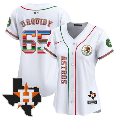 Camisa MLB Women’s Houston Mexico Vapor Premier Limited Jersey V4