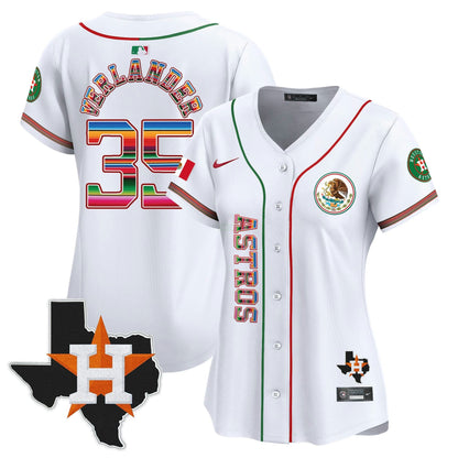 Camisa MLB Women’s Houston Mexico Vapor Premier Limited Jersey V4
