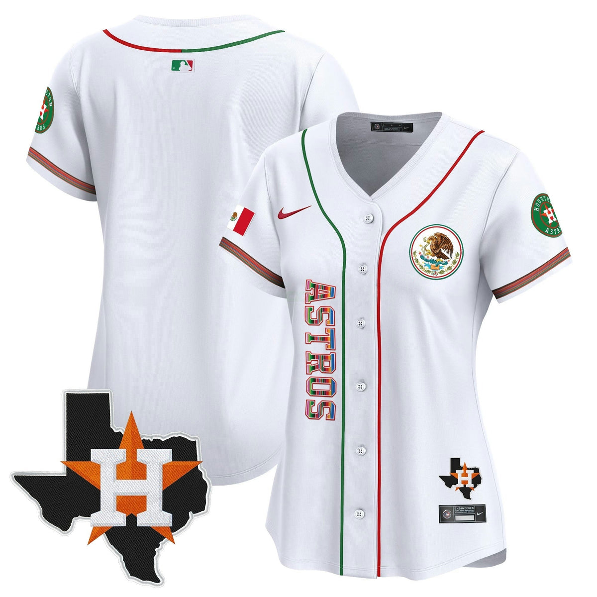 Camisa MLB Women’s Houston Mexico Vapor Premier Limited Jersey V4