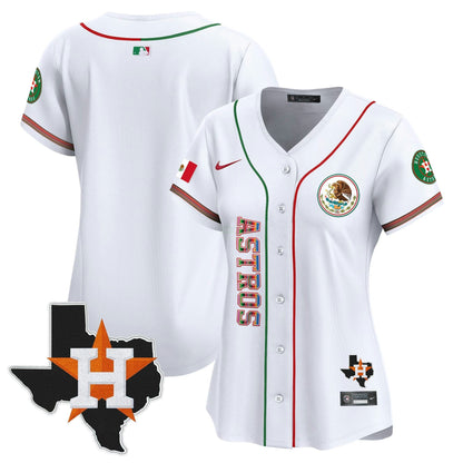Camisa MLB Women’s Houston Mexico Vapor Premier Limited Jersey V4