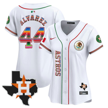 Camisa MLB Women’s Houston Mexico Vapor Premier Limited Jersey V4