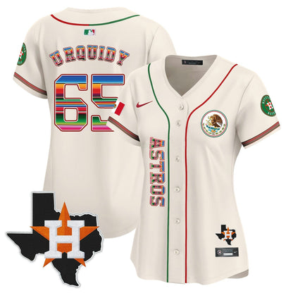 Camisa MLB Women’s Houston Mexico Vapor Premier Limited Jersey V4