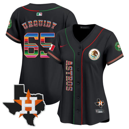 Camisa MLB Women’s Houston Mexico Vapor Premier Limited Jersey V4