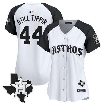 Camisa MLB Women’s Houston ‘Old English Edition’ Vapor Premier Limited Jersey