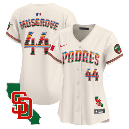 Camisa MLB Women’s Mexico California Patch Vapor Premier Limited Jersey