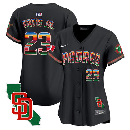 Camisa MLB Women’s Mexico California Patch Vapor Premier Limited Jersey