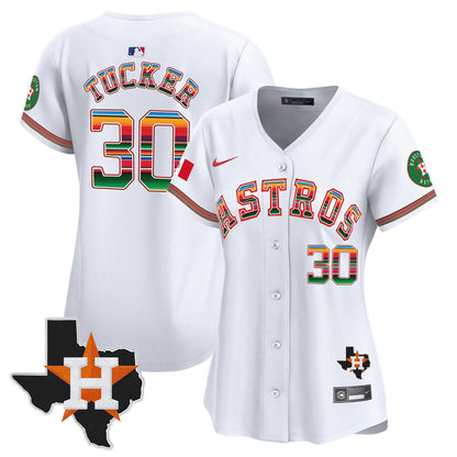 Camisa MLB Women’s Mexico Texas Patch Vapor Premier Limited Jersey