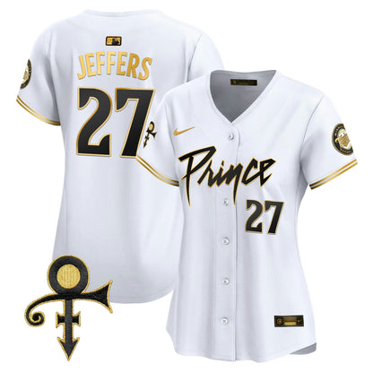 Camisa MLB Women’s Minnesota Prince Patch Vapor Premier Limited Jersey V4