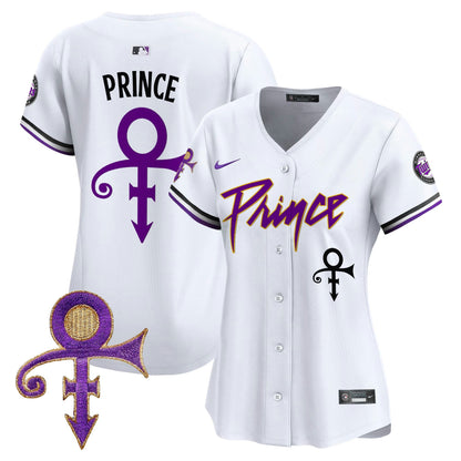 Camisa MLB Women’s Minnesota Prince Patch Vapor Premier Limited Jersey V4