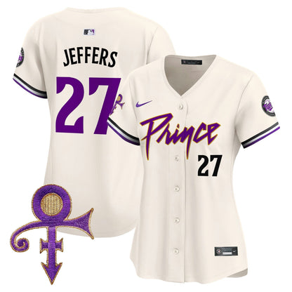 Camisa MLB Women’s Minnesota Prince Patch Vapor Premier Limited Jersey V4