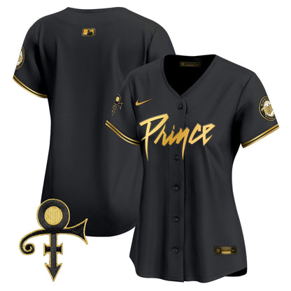 Camisa MLB Women’s Minnesota Prince Patch Vapor Premier Limited Jersey V4