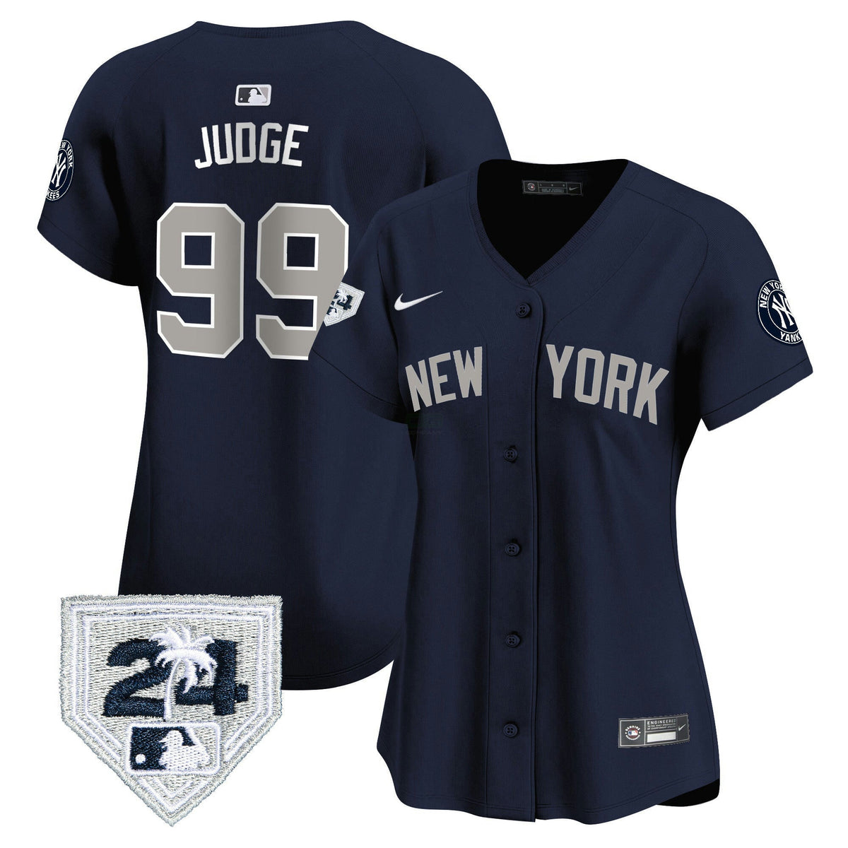 Camisa MLB Women’s New York 2024 Spring Training Patch Vapor Premier Limited Jersey V2
