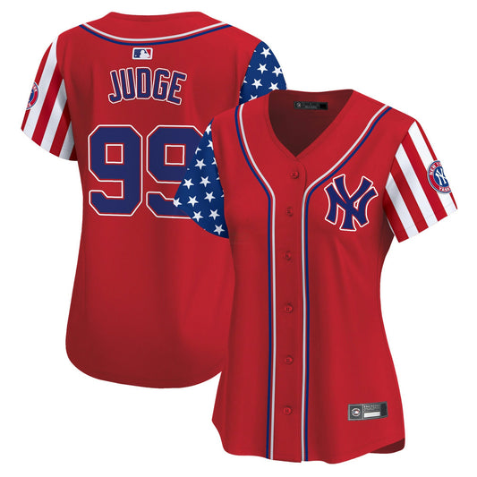 Camisa MLB New York Yankees Women’s New York 2025 Independence Day Vapor Premier Limited Jersey