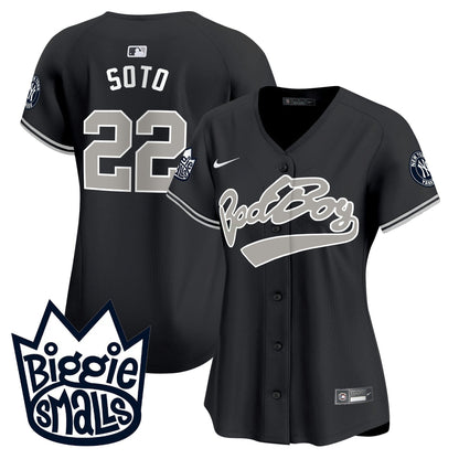 Camisa MLB Women’s New York Biggie Smalls Vapor Premier Limited Jersey
