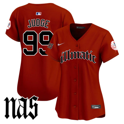 Camisa MLB Women’s New York Nas Illmatic Vapor Premier Limited Jersey