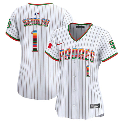 Camisa MLB Women’s San Diego Mexico Premier Limited Jersey
