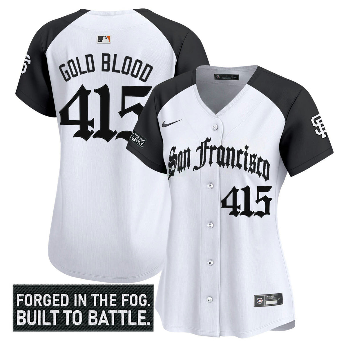 Camisa MLB Women’s San Francisco ‘Gothic Fog Edition’ Vapor Premier Limited Jersey