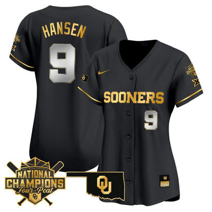 Camisa MLB Oklahoma Sooners Women’s size – Oklahoma Women’s Champions Patch Vapor Premier Limited Jersey V2