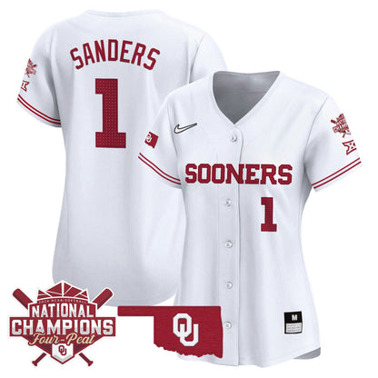 Camisa MLB Oklahoma Sooners Women’s size – Oklahoma Women’s Champions Patch Vapor Premier Limited Jersey V2