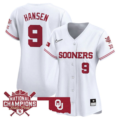 Camisa MLB Oklahoma Sooners Women’s size – Oklahoma Women’s Champions Patch Vapor Premier Limited Jersey V2