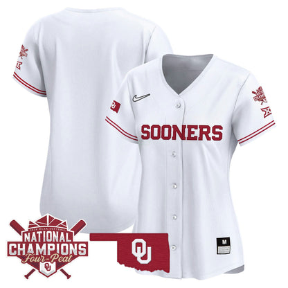 Camisa MLB Oklahoma Sooners Women’s size – Oklahoma Women’s Champions Patch Vapor Premier Limited Jersey V2